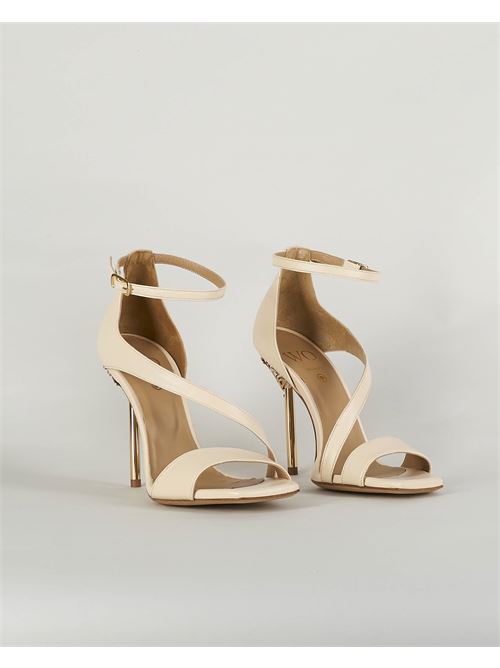 Leather sandals with gold heel Wo Milano WO MILANO | Sandals | 5503